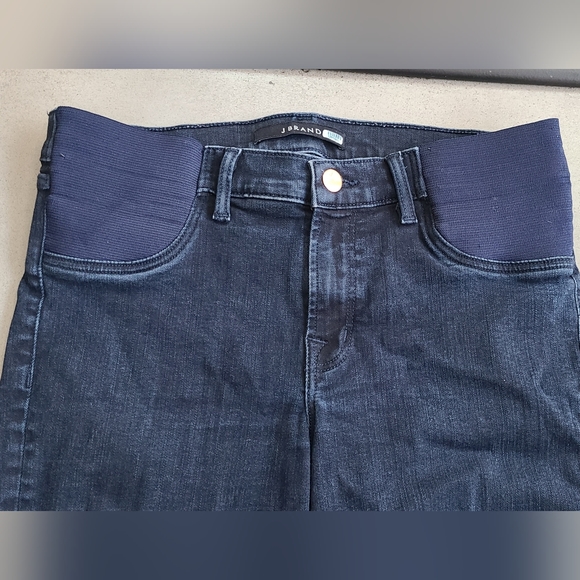 J Brand Mama J Super Skinny Maternity Jeans in Dark Sublime Wash | Size 28 - Picture 6 of 13